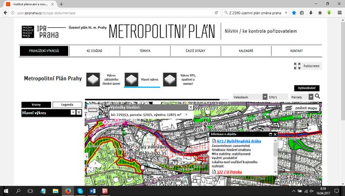 Metropolitní plán Pokud vás zajímá, jak má být území využito v budoucnu, musíte pracovat i s Metropolitním plánem připravovaným novým územním plánem hl. města Prahy.