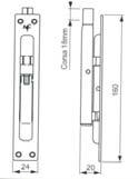 A šířka hloubka deska bolt kg/100pcs 6341-150Z 150 16 13 15x40 8 7,7 12 / 120 6341-200Z 200 16 13 15x40 8 9,3 12 / 120 6341-250Z 250 16 13 15x40 8 11,0 12 / 120 Klika