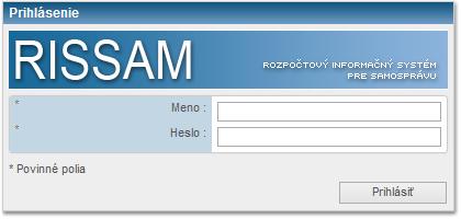 Predkladanie výkazu Daň z nehnuteľností prostredníctvom RISSAM.výkazy Príručka popisuje postup prác pri predkladaní výkazu Daň z nehnuteľností (DzN) prostredníctvom RISSAM.
