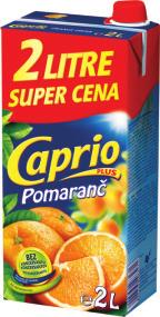 nealko CAPRIO SIRUP HUSTÝ MALINA 0,7 l HAPPY DAY 100 % POMARANČ 1