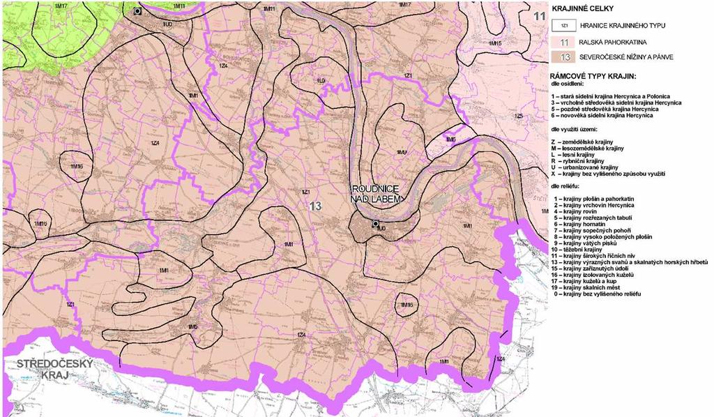 o Budyňsko b) Data o stavu a vývoji území 3.4.4. Fauna a flóra Rostlinný kryt Roudnicka byl v průběhu věků ovlivněn a změněn intenzivní činností člověka zemědělce.
