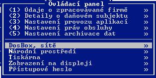 2 Nastavení chování programů JAPO Protože jsme se zatím nezabývali způsobem ovládání programů JAPO, nebude od věci uvést, že v nabídkách a menu se pohybujeme pomocí kurzorových kláves, svoji volbu