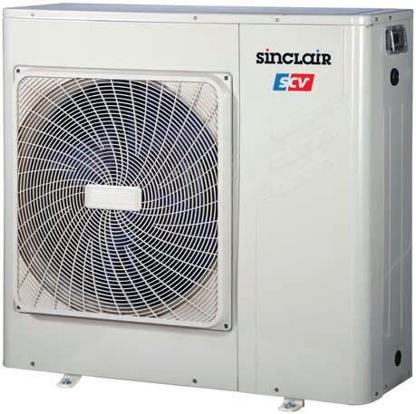 kompresor a DC motor ventilátoru Nízká hlučnost Snadná instalace a vysoká spolehlivost Integrovaný a