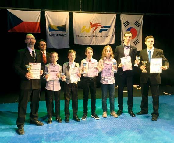 TAEKWONDO SK Cobra Dojang Prague a bojovníci z Jesenice vybojovali bronzové medaile Taekwondo extraliga je nejvyšší juniorská a seniorská individuální a klubová bodovací soutěž v České republice.