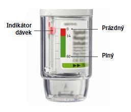 Kdy si obstarat nový inhalátor Spiolto Respimat Inhalátor Spiolto Respimat obsahuje 60 vstřiků (30 léčivých dávek), pokud jej používáte podle pokynů (dva vstřiky jednou denně).