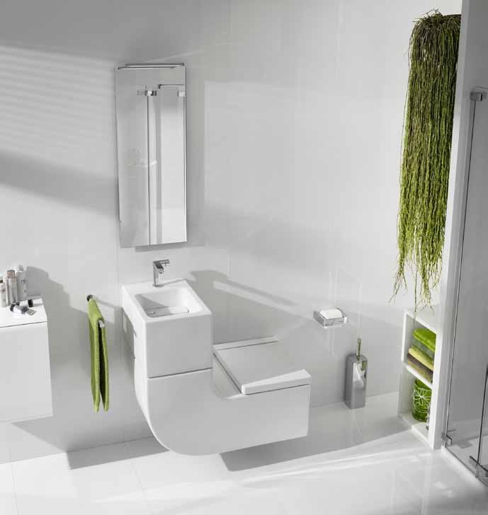 10 Koupelnové komplety W + W Koncept W+W získal prestižní ocenění za inovativní a do budoucna využitelný design.