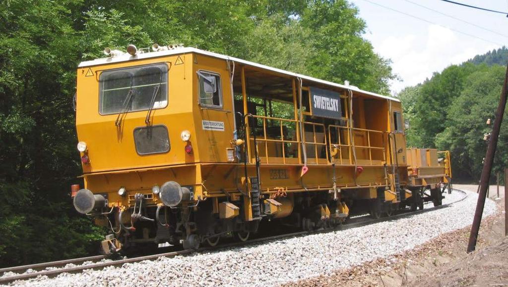 DGS 62 N s měřícím vlečným vozem Oblast nasazení: Stroj pro stabilizaci a zhutnění Plasser & Theurer Ges.m.b.H.