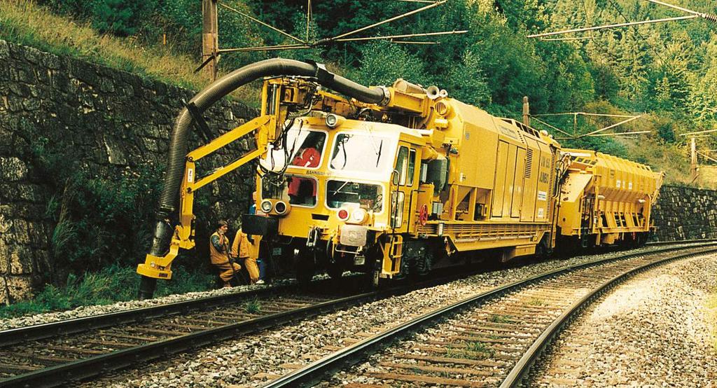 VM 150 JUMBO Oblast nasazení: Sací stroj Plasser & Theurer Ges.m.b.H.