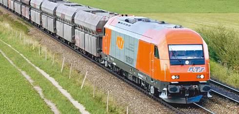 Dieselová lokomotiva RTS 2016 Oblast nasazení: Přeprava zboží a materiálu Siemens Typ: 2016 Číslo: 905 / 906 / 907 / 908 Rok výroby: 2007-2009 (3x) / 2011 80 t 19,275 m Vzdálenost otočných čepů: