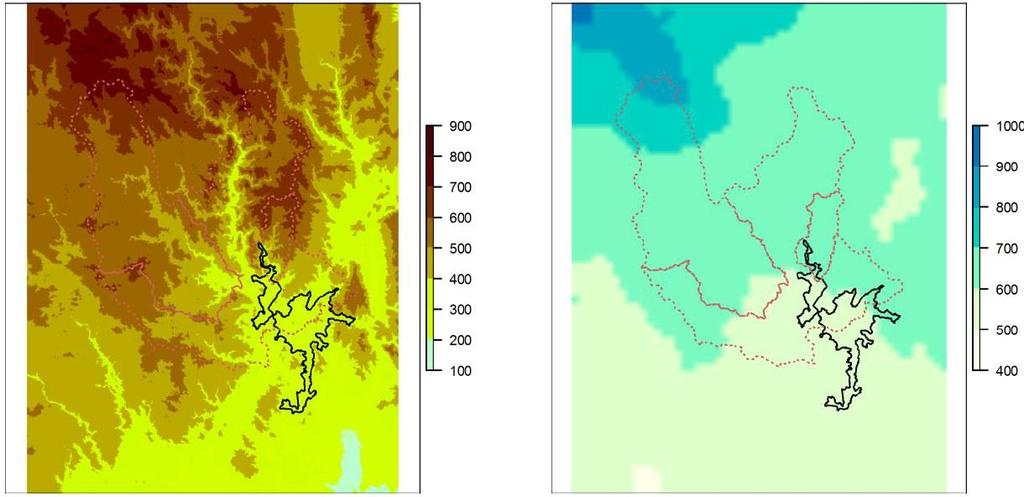PROMĚNLIVOST SRÁŽEK NA PLOŠE HGR 2242 4.2. HYDROLOGIE Pro stanovení srážko-odtokových vztahů HGR 2242 byla poskytnutá data ČHMÚ. Na Obr.