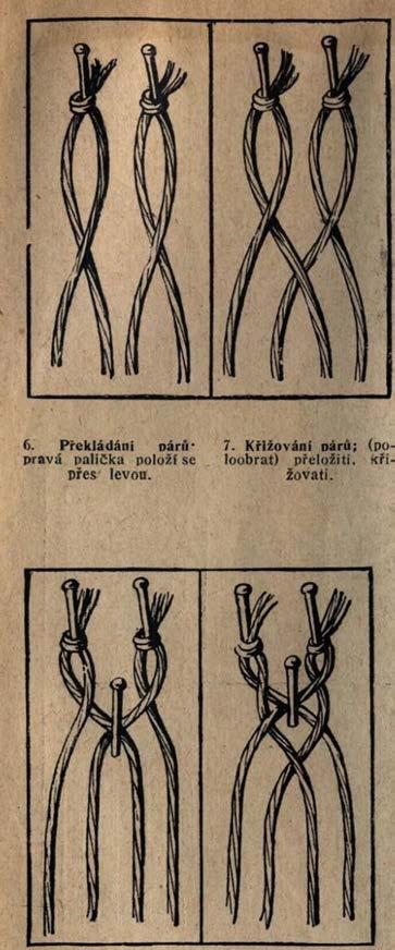 Propíchneme je všechny špendlíkem ne příliš silným na kartoun nebo barevnou lepenku, přeneseme naň také