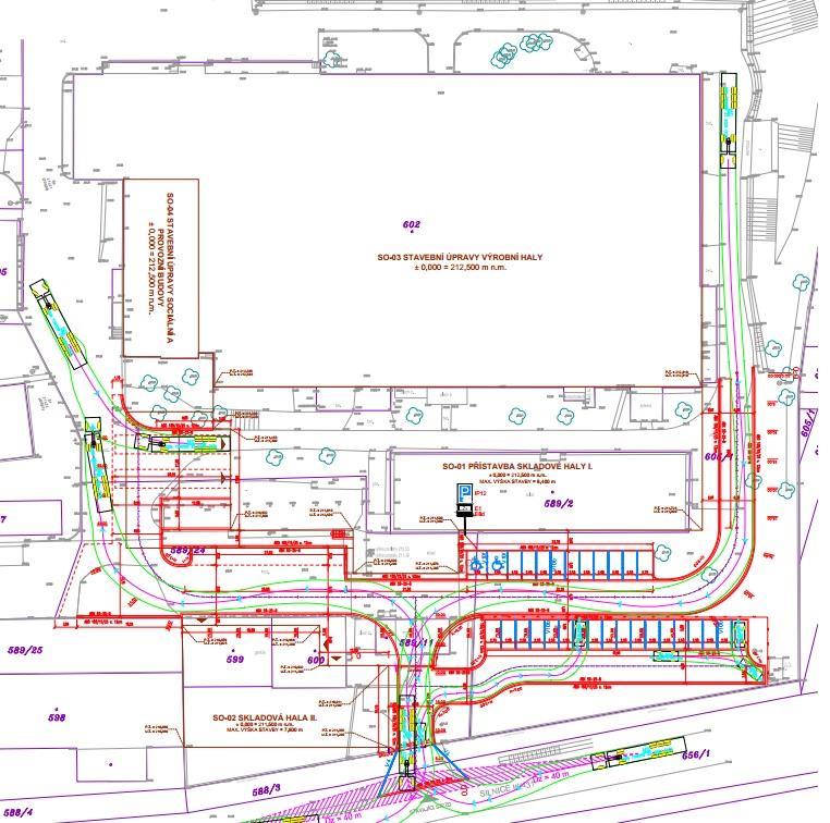 B.II.4. Nároky na dopravní a jinou infrastrukturu Dopravní infrastruktura Provozovna společnosti CVP Galvanika s.r.o. - provoz 03 Ždánice, se nachází v průmyslovém areálu na jihu obce Ždánice v blízkosti ulice Nádražní, Silnice II/431.