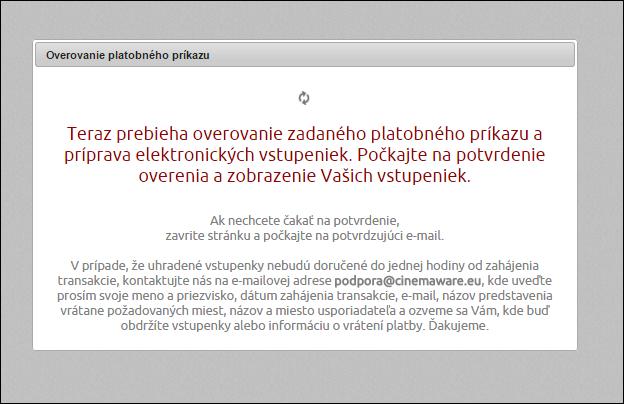 prohlížeči. Zároveň budou automaticky zaslány na Váš e-mail.