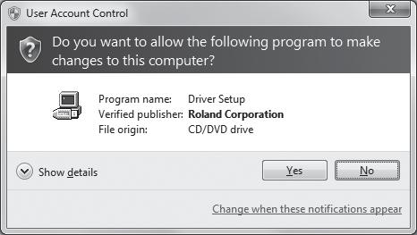 5. Objeví se dotaz na potvrzení údajů o uţivateli. Klikněte na [Ano] v případě Windows 7, nebo na [Další] v případě Windows Vista. 6.