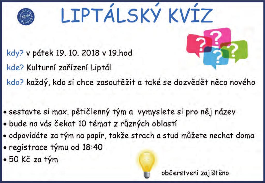 Kultura Egypt a jeho tajemství 20. 10. 2018 Kulturní zařízení liptál Vstupné: 200,- 13.00 hodin Zajímá Vás Egypt? Chcete se dozvědět něco nového z jeho historie i současnosti?