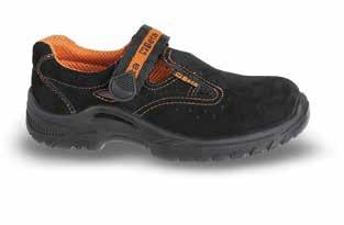 7246B 707 Kč 611 Kč Perforované semišové boty, ocelová špička boty, elastická vložka do bot odolná proti propichu 7200BKK 1.