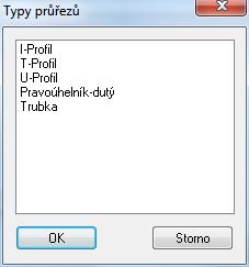 Jiné průřezy nejsou v těchto případech přípustné. Vhodným nastavením geometrických parametrů lze dosáhnout požadovaného tvaru jednoduššího průřezu. 2.3.