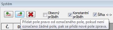 tlačítkem myši na položku Pole ve struktuře objektů (oblast C)