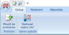 Úvodní příklad Beton Nástroj BALKEN beton BEWE uspořádání výztuže v průřezu Po nastavení požadovaného uspořádání výztuže se nástroj BALKEN BEWE ukončí tlačítkem Převzít do protokolu : 3.6.