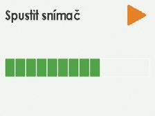 Krok Obrázek Akce (pokračování z předchozí stránky) 3 Stisknutím šipky dolů označte možnost Spustit snímač. Stisknutím tlačítka Zvolit zahájíte novou relaci senzoru.