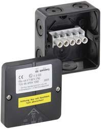 Rozbočovací krabice Abox Ex Abox Ex 025 80 x 80 x 52 mm Rozbočovací krabice odpovídající E DIN IEC 60998-2-5, Ui=400V, černá, Abox Ex 025-2,5² 500 402