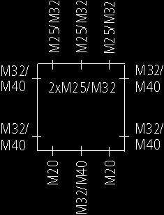16 mm² (4 x 6² / 4 x 10² / 4 x 16²) Abox Ex 160 - L 500 916 01 10/1 Abox