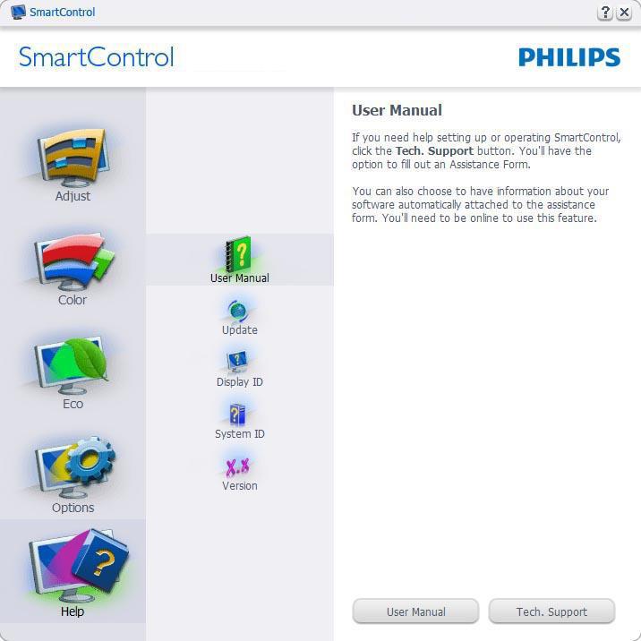 Option (Možnost)>Auto Pivot (Auto otáčení) Zobrazí podokno s pokyny Source (Zdroj) a nastavení aktuálního zdroje vstupu. U zobrazovacích zařízení s jedním vstupem není toto podokno zobrazeno.