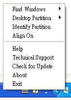 Context Sensitive Menu (Nabídka místní) Context Sensitive Menu (Nabídka místní) je ve výchozí konfiguraci aktivována.