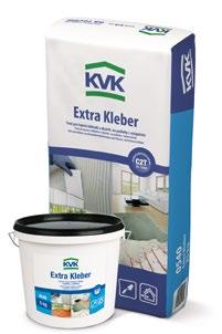 0540 KVK FLEX KLEBER EXTRA cca 10,4 15,6 m 2 cca 7,4 10,4 m 2 cca 5,5 6,9 m 2 izolanty cca 7 m 2 armovanie cca 8 m 2 (25 kg vrece) 5 kg 5 kg 25 kg 25 kg cca 1 1,1 l cca 5 5,5 l 0 0,6 mm 2 3 mm 3 4 mm