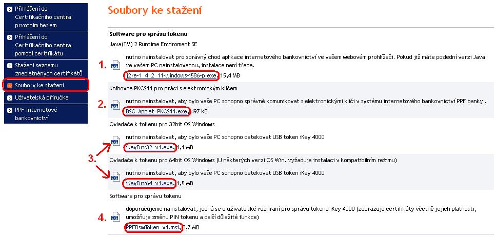 DŮLEŽITÉ UPOZORNĚNÍ: V různých prohlížečích (Mozilla Firefox, Internet Explorer, Google Chrome atd.) se mohou zobrazovaná dialogová okna mírně lišit (např.