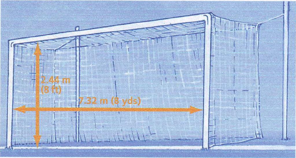 4 Obe bránkové žrde a brvno musia mať rovnakú šírku a hĺbku, ktorá nepresahuje 12 cm. Bránková čiara musí mať rovnakú šírku ako bránkové žrde a brvno.