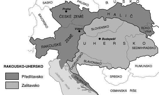 8. Rakouská federace: František Palacký dých deset let se měla projednávat hospodářská dohoda mezi dvěma částmi monarchie. Politickým výsledkem dualismu byl oprávněný pocit, jak napsal Robert W.