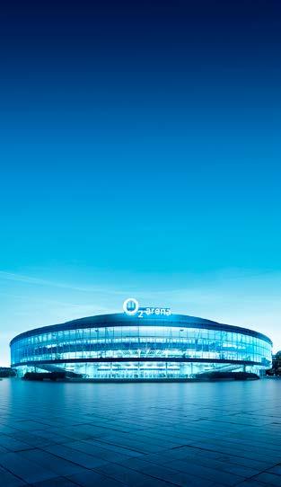 Hotel **** 300 rooms capacity Interconnected with O₂ arena Hotel Otevření nového moderního hotelu je naplánováno na rok 2021.