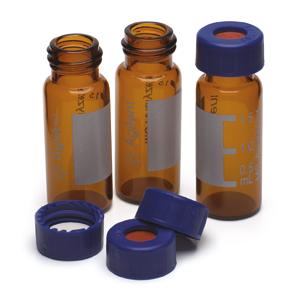 pro závit 8-425) 702070 Červená guma/bezbarvý FEP, 1,3 mm 100 70248 Bílý silikon/červený PTFE, 1,3 mm 100 702481 Bílý silikon/modrý PTFE, naříznutá, 1,0 mm 100 Inserty (vhodné pro 2 ml vialky N8 se