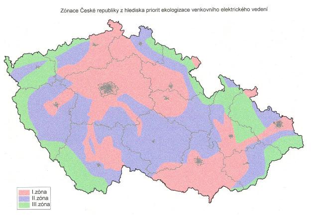 zóna: převážně příhraniční zalesněné horské oblasti.