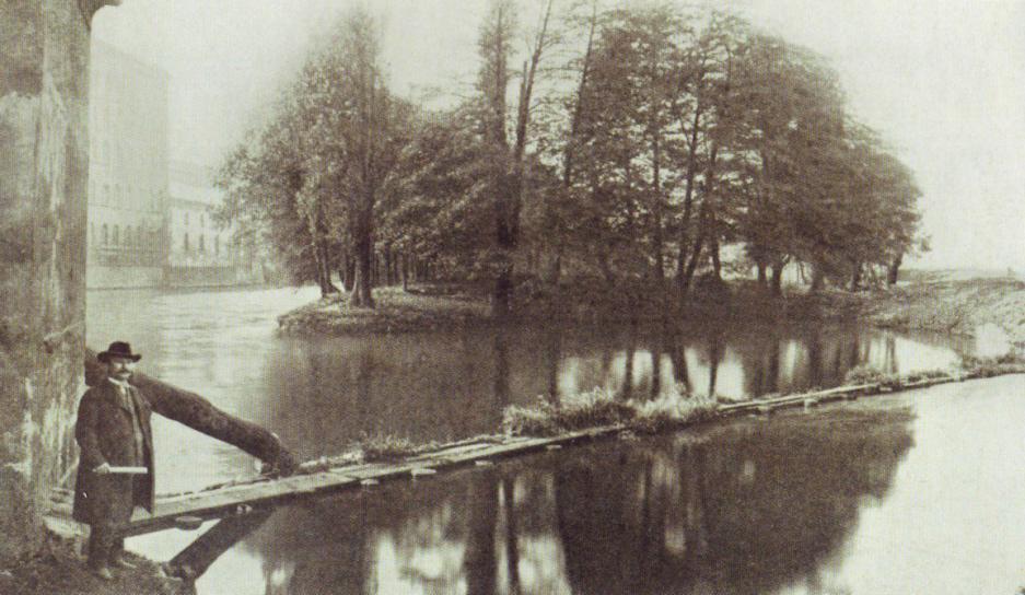 Obrázek 1: Rohanský ostrov roku 1880. Zdroj: Míka, Z.