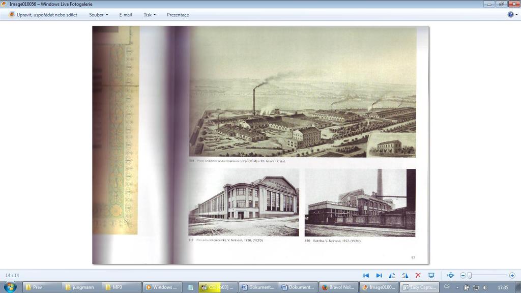 Obrázek 20: První českomoravská továrna na stroje v 90. letech 19.