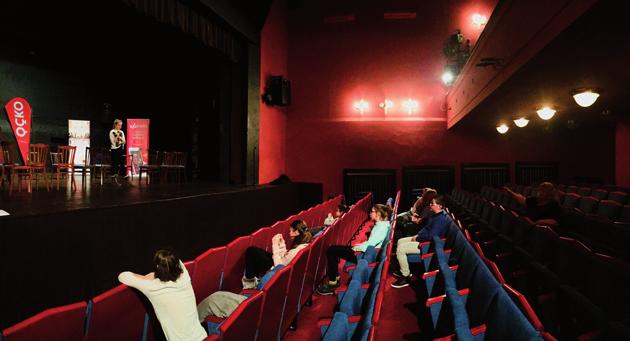 zvládání stresu a trémy Komunikace s médii, vystupování na pódiu i mimo něj Práce a zpěv před kamerou