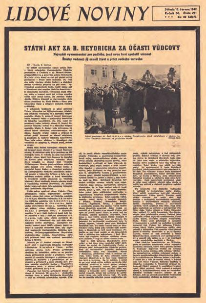 1942 ráno rakev s ostatky zastupujícího říš