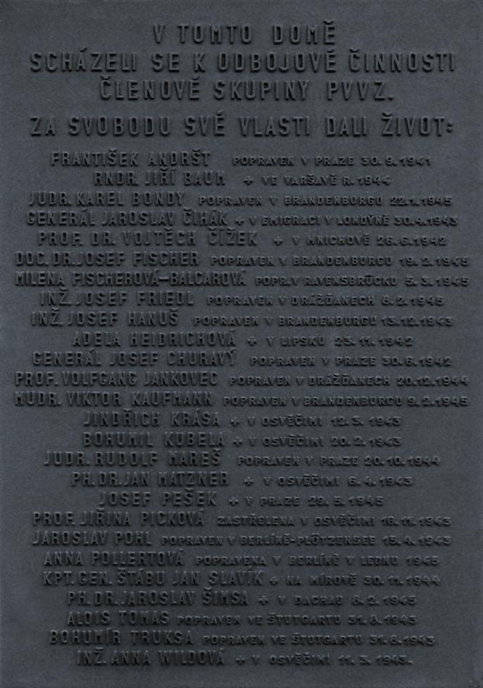 36 Pamětní deska na domě Anny Letenské čp.