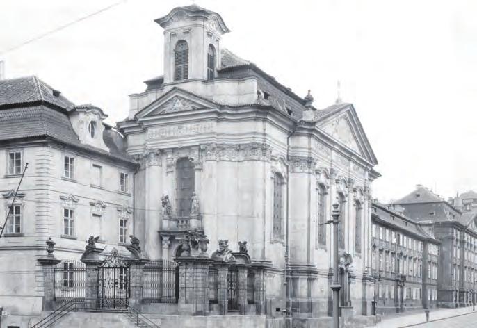 Pravoslavný katedrální chrám sv. Cyrila a Metoděje v Praze 2, Resslově ulici čp. 307/9 ušlechtilé barokní dílo K. I.