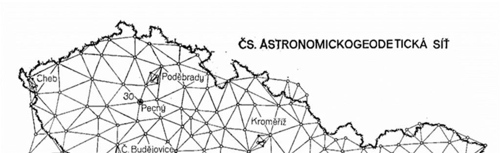 strana 19 provedeno nové mezinárodní vyrovnání sítě s doplněnými údaji (vznik Jednotné astronomicko geodetické sítě JAGS) Přínos nového vyrovnání: mírný posun, pootočení a mírné prohnutí sítě