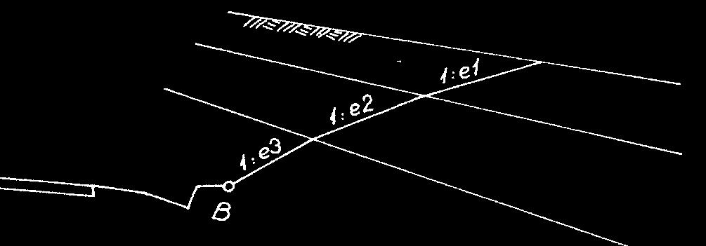 Konstrukce příčných řezů 8. Typ výkopu (P50-1) = 7 Lomy sklonu na rozhraních geolog. Vrstev 3.