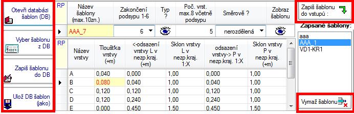 hrana vozovky, u krajnice je to konec zpevněné krajnice, pokud tam není, tak vnější hrana vozovky. Sklon hrany se zadává ve formě 1: x, zadává se číslo x.