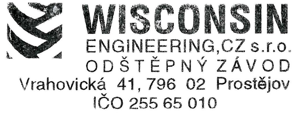 ce WISCONSIN ENGINEERING CZ s.r.o.