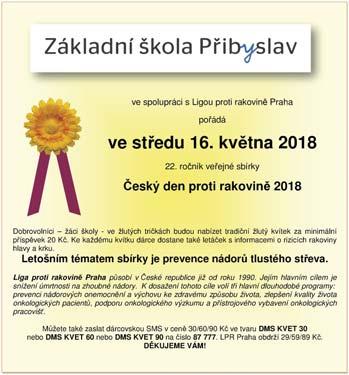 V biologické olympiádě úspěšně reprezentovaly školu žákyně Kateřina Sedmíková (6. A) a Vendula Janů (7. C). Dívky připravovala paní učitelka T. Kusá a do Ledče nad Sázavou je dovezl pan ředitel P.