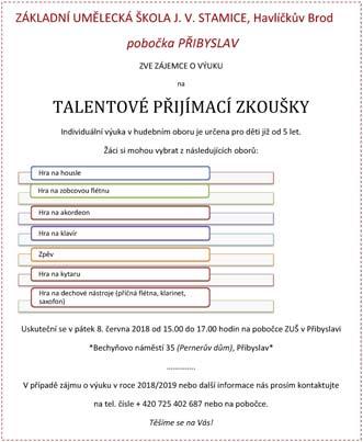 Str. 14 Spolky KVĚTEN 2018 FARNÍ KOSTEL NAROZENÍ SVATÉHO JANA KŘTITELE PŘIBYSLAV - 18.00 h. MŠE SVATÁ - 19.00 h. KOMENTOVANÁ PROHLÍDKA INTERIÉRU KOSTELA - 19.30 h.