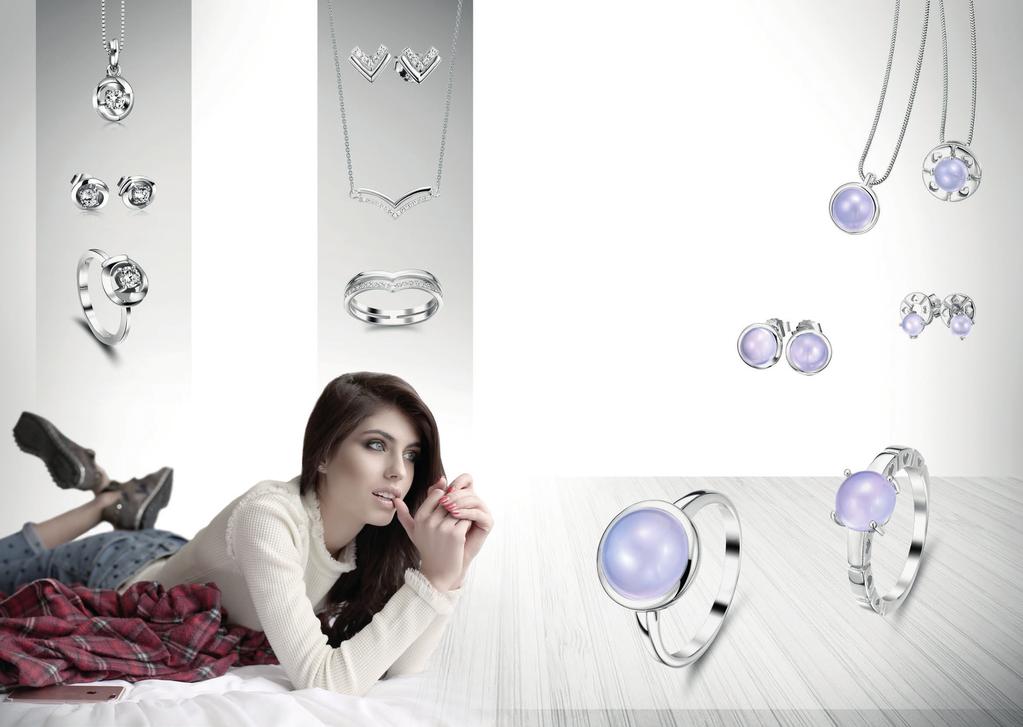 rhodiované stříbrné šperky s chalcedonem a kubickým zirkonem rhodium-plated silver jewelry with chalcedonit and cubic zirkonia Z17-40 / R 1 290 CZK Z17-41 / E Z17-42 / R 1 960 CZK Z17-43 / R 1 490