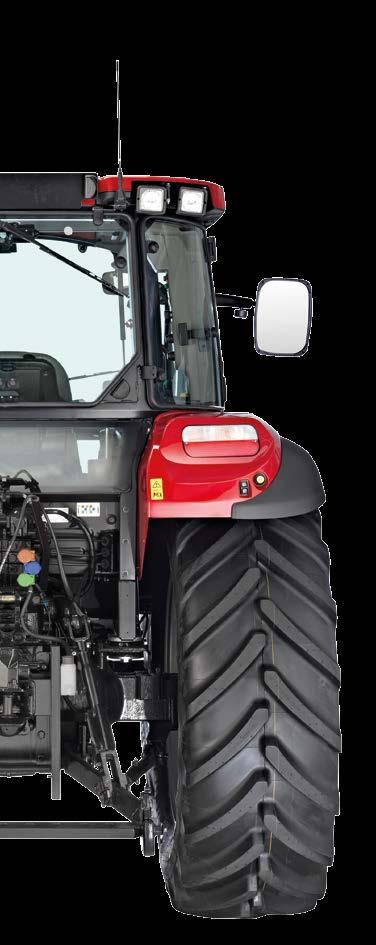 To je důvod, proč se Case IH vedle špičkových motorů zaměřuje i na převodovky, řízení, brzdy a kola s pneumatikami, abychom dokázali maximálně využít