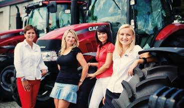 MY SE STARÁME, VY KLIDNĚ PRACUJETE SERVISNÍ TÝM CASE IH Značka CASE IH nabízí výborný poprodejní servis.